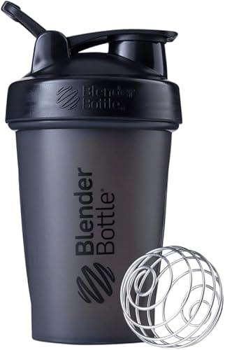 Botella Classic mezcladora de BlenderBottle negro Full Color Black Negro, Clear/Black/Black, transparente/negro/blanco, Coral, Cian, Musgo verde,