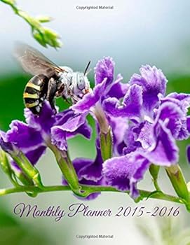 Paperback Monthly Planner 2015 to 2016 (Simple and Elegant Planners) Book