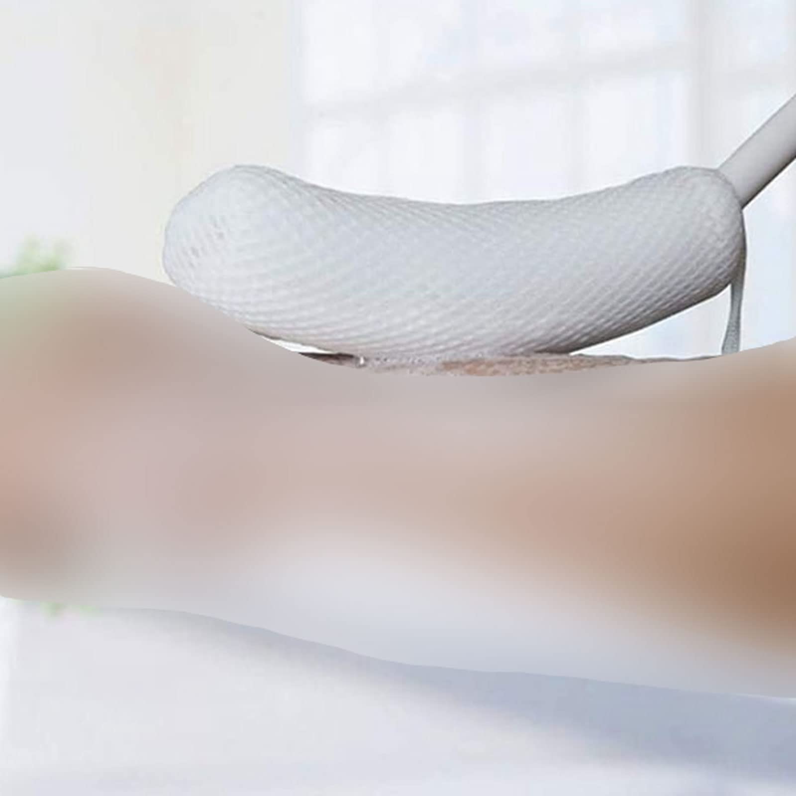 JINGYAN Esponjas para baños The Back Shower Brush Is Easy For Body Brushing, With Anti-slip Handle, Long Arc, Household Use, And Bath Magic Tool