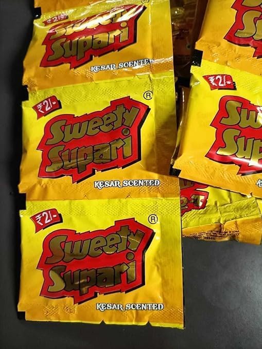 Famous Sweety Supari | Sweety Sweet Supari 24 Pouches sweeti supari online, 55 Grams, mukhwash, mouth freshner