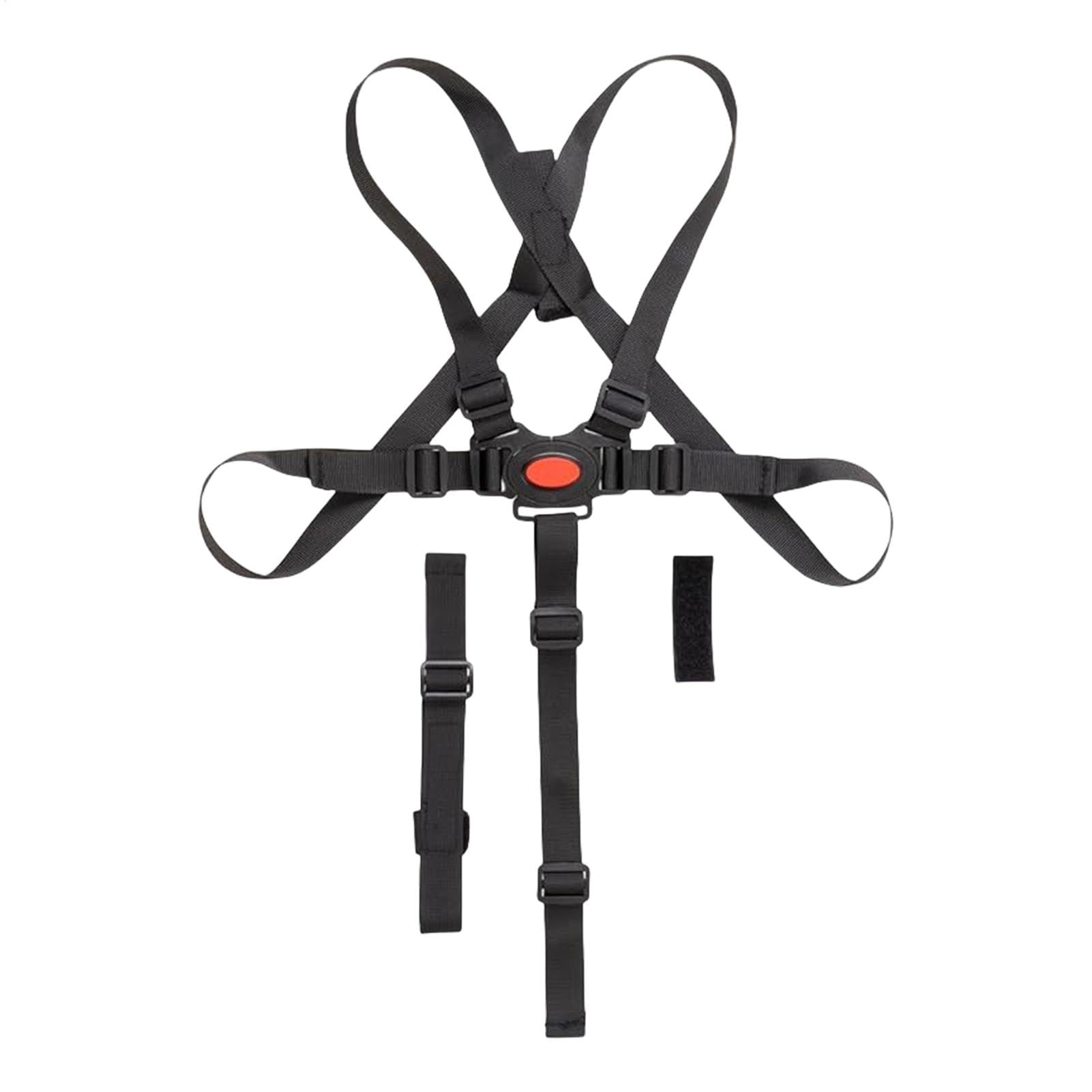 Arnés de la silla alta de 5 puntos, silla alta del bebé 5 puntos Arnés, Cinturón de seguridad anti-Slip para niños pequeños, Silla alta ajustable Cinturón de protección del asiento del arnés de