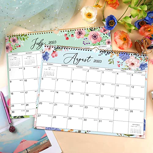 2023-2024 Wall Calendar - 18 Monthly Wall Calendar, July 2023 - December 2024, Calendar 2023-2024, 15'' X 11.5'' Wall Calendar 2023-2024 With Large Blocks Twin-Wire Binding, Premium Paper, Julian Dates #TOP6