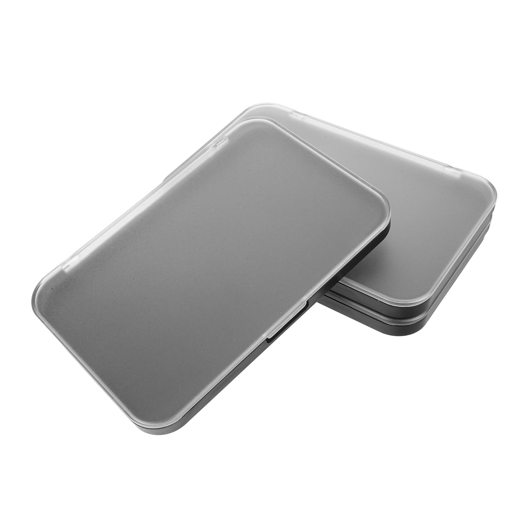minkissy 3pezzi Palette Magnetica Vuota da Contenitori Magnetici per Ombretti e Fard Scatola Portaoggetti per Cosmetici Fai da Te con Coperchio Trasparente