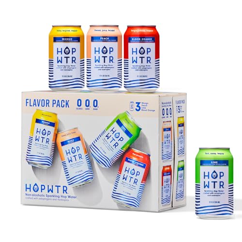 HOP WTR Sparkling Hop Water Variety Pack