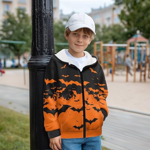 Girls Zipper Jacket Soft Elastic Cute Long Sleeve Hoody Loose Comfort Breathable Sweatshirt with Pockets2