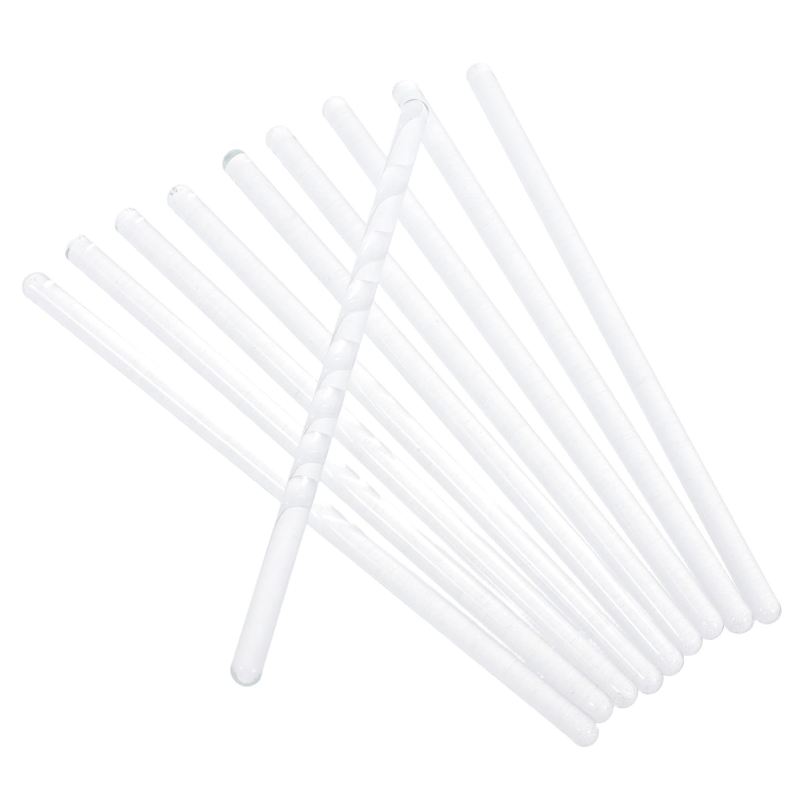 Cabilock 10pcs Lab Stirring Rods Glass Stir Sticks for Laboratory Supplies 150x6mm Safe Design Easy Cleaning Versatile for Science Kitchen