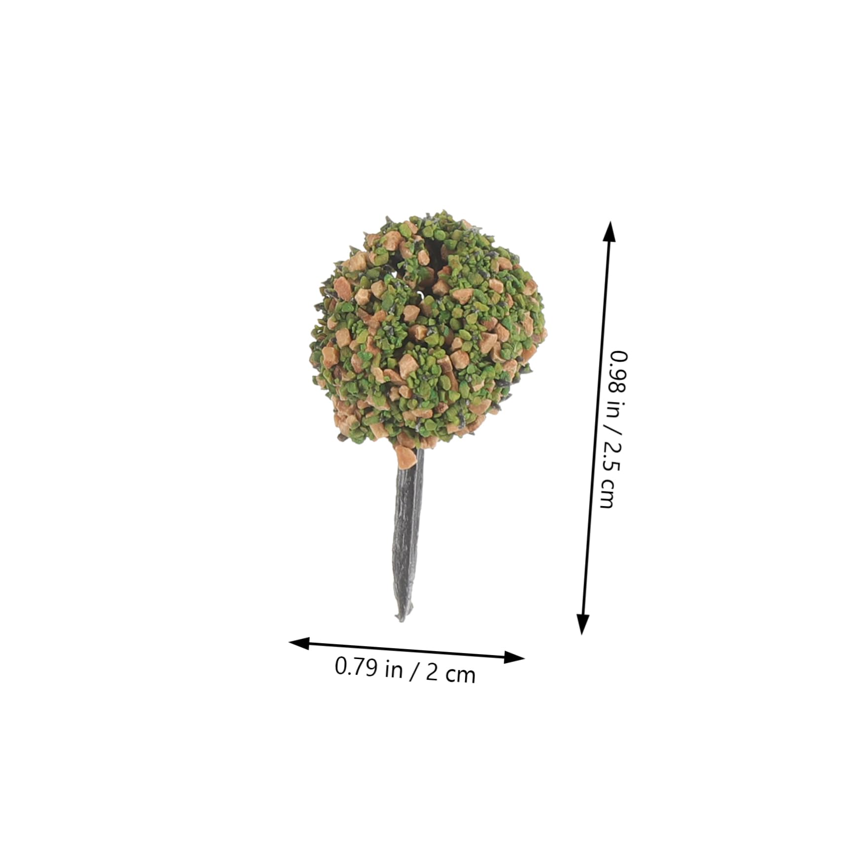 ULDIGI Model Trees for n Scale Train Decor Fake Plant Tuft for DIY Miniature Shrubs