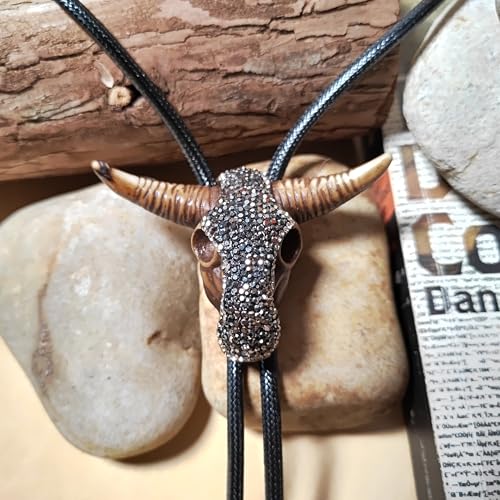 Image of Animal & Plant Bola Tie Bolo Tie Wedding Necklace for Men Women Groomsmen Western Cowboy Necktie