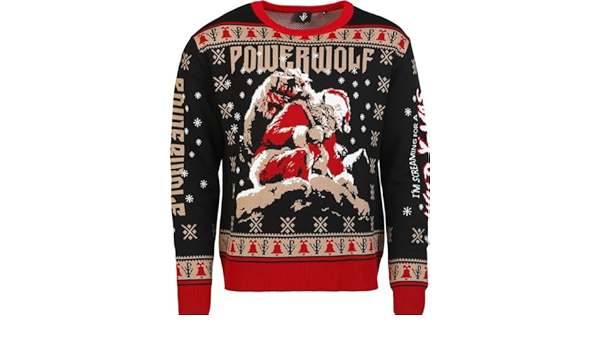Powerwolf weihnachtspulli Clearance