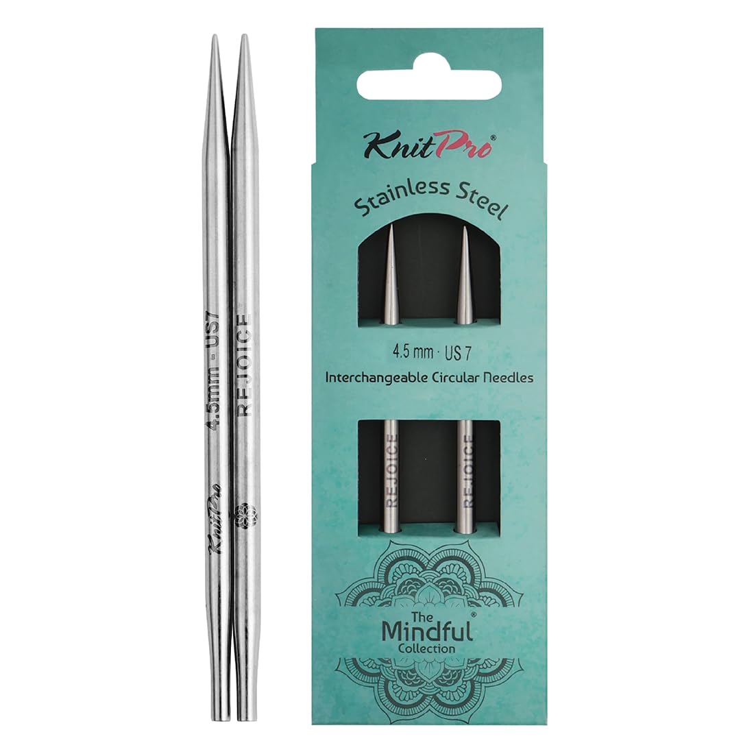 KnitPro The Mindful Collection Interchangeable Circular Needles 5" (13cm) | Size 4.5mm
