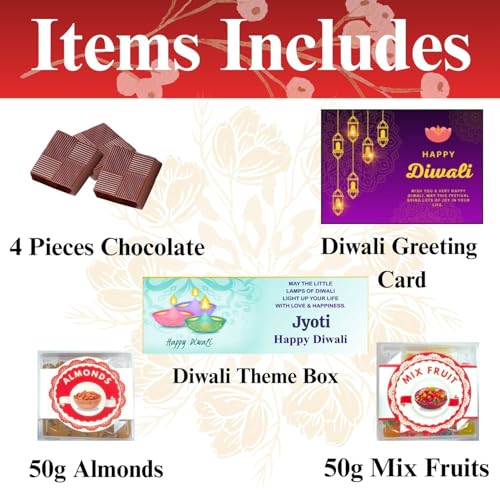 Image of Expelite Personalised Diwali Gift Hamper | 12 Piece Chocolate Box for Diwali | Unique Gift Hampers Under 500