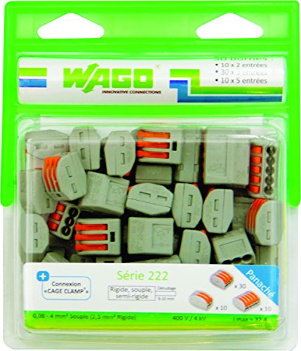Preisvergleich Produktbild Wago WAG222 / PaN50 Anschlussklemmen / 222 2-3-5 Eingang