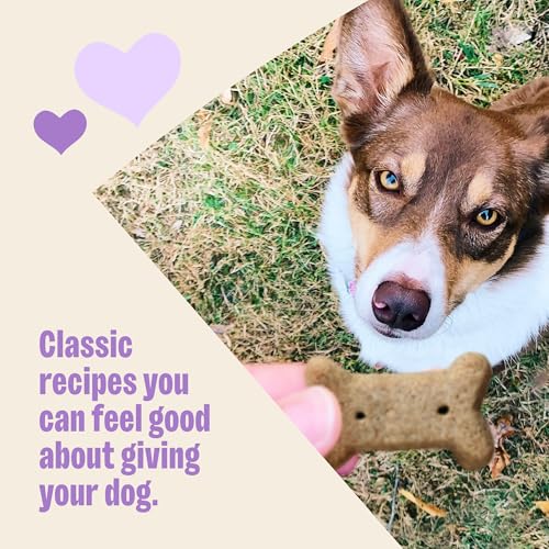 Wellness Old Mother Hubbard Classic P-Nuttier Dog Biscuits, Natural Training Treats, Peanut Butter Flavor, Large Size, 6 lb Box