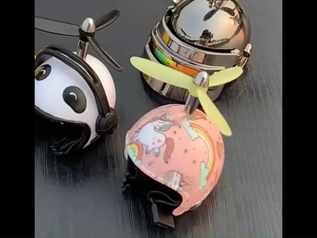 Amazon | KDSSYFT ヘルメットプロペラ イエロー アヒル 6個セット 竹