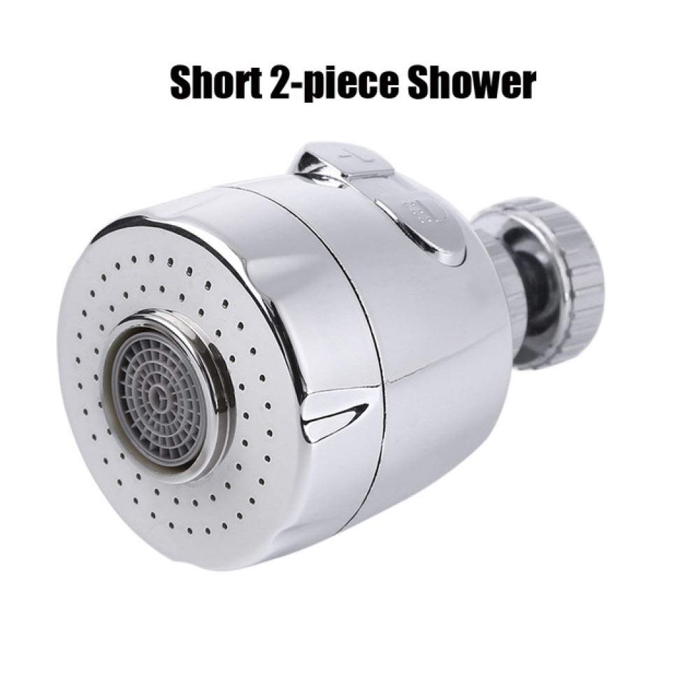 Filtro diffusore girevole a 360° per rubinetto della cucina, ugello a risparmio idrico, set da 2 pezzi per un flusso d'acqua efficiente e una facile installazione