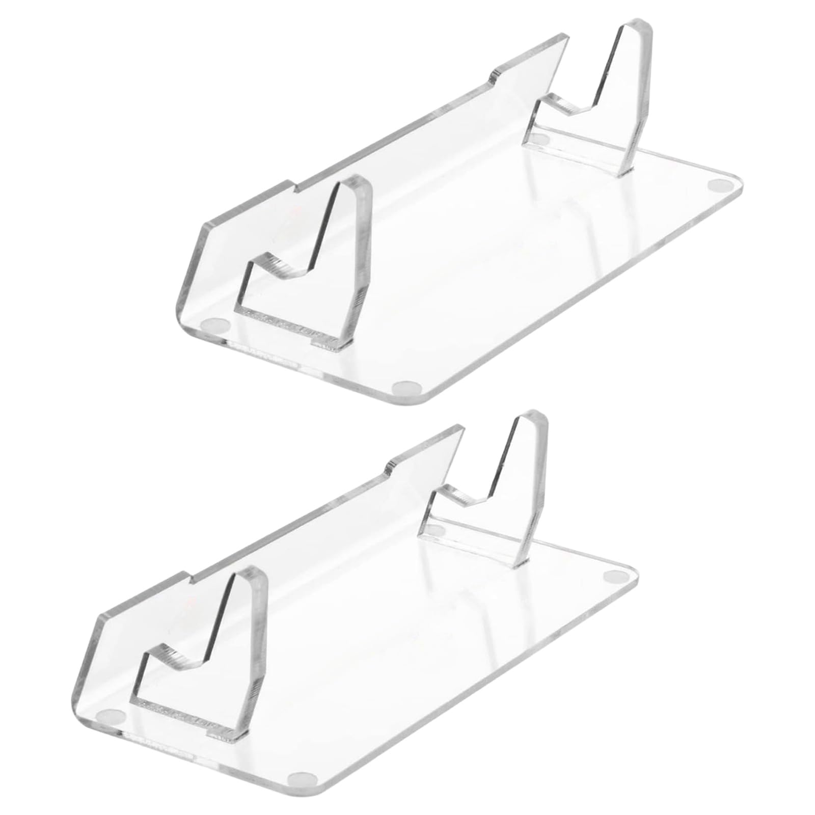 Ldbuejiaja 2pcs Portable Acrylic Holder for Games and Watch Consoles Video Game Accessories Storage Rack Clear Display Bracket Portable Display Stand