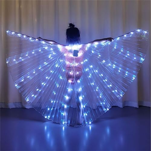 Disfraz de alas de mariposa con luces para niñas