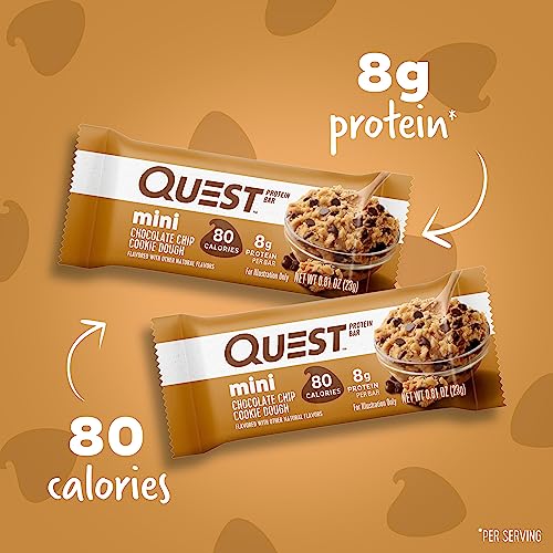 Quest Nutrition 2243103 Mini Chocolate Chip Cookie Dough Protein Bars thumb #1