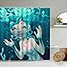 XCBN Tenda da Doccia Impermeabile per Bagno Sexy Mermaid Ocean Tenda Impermeabile per Decorazioni per la casa Tenda da Doccia divisoria A3 150x200cm