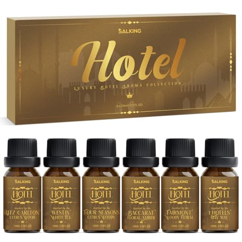 SALKING Hotel Diffuser Oil, Luxury Hotel Fragrance Oil Gift Set, Premium Essential Oil for Diffuser...