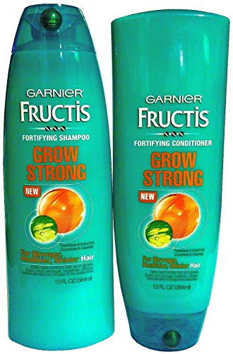 Garnier Grow Strong Shampoo and Conditioner Set, 13 Ounce