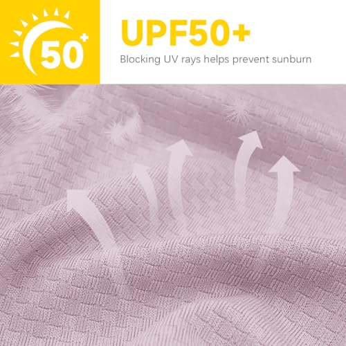 Image of SANNIDHI Women's UV Protection Sun Screen Jacket, 50+ Sun Protection Jacket Lightweight Long Sleeve Sunscreen Clothing Hoodie with Pocket for Outdoor Hiking