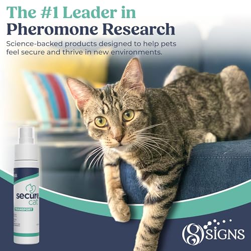 Image of SIGNS SecureCat Transport, Water Based Calming Travel Spray, Naturally Supports Calm and Well-Being, Naturally Relieving Anxiety and Stress