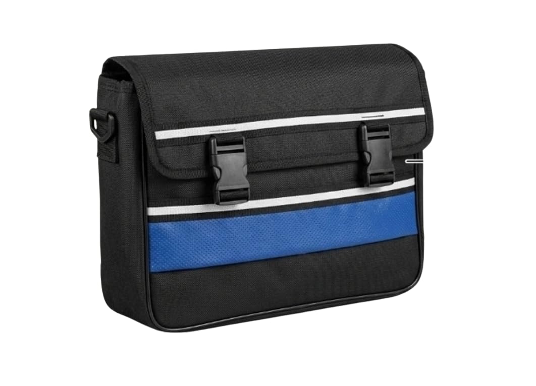 Scrap Trends Bike Side Bag for Motorcycle & Scooty | Waterproof Canvas | Adjustable Straps | Quick-Release Buckles | Reflective Stripe | Rack Attachment System-image-34