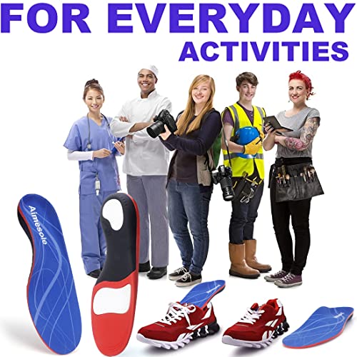 220+ Lbs Heavy Duty Support Plantar Fasciitis Insoles Arch Support Work Boot Shoe Insole Men Women Orthotics Gel Metatarsalgia Insoles Flat Feet Orthotic Insert #TOP4