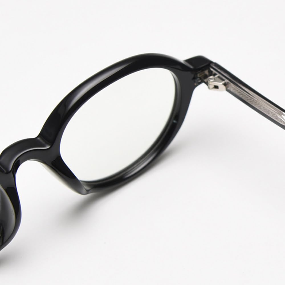 zielono-brązowe owalne okulary z oprawką dla mężczyzn w stylu retro octanowe okrągłe okulary vintage dla kobiet przezroczyste soczewki prezenty