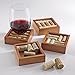 Wine Enthusiast Wine Cork Coasters Kit, Set of 4