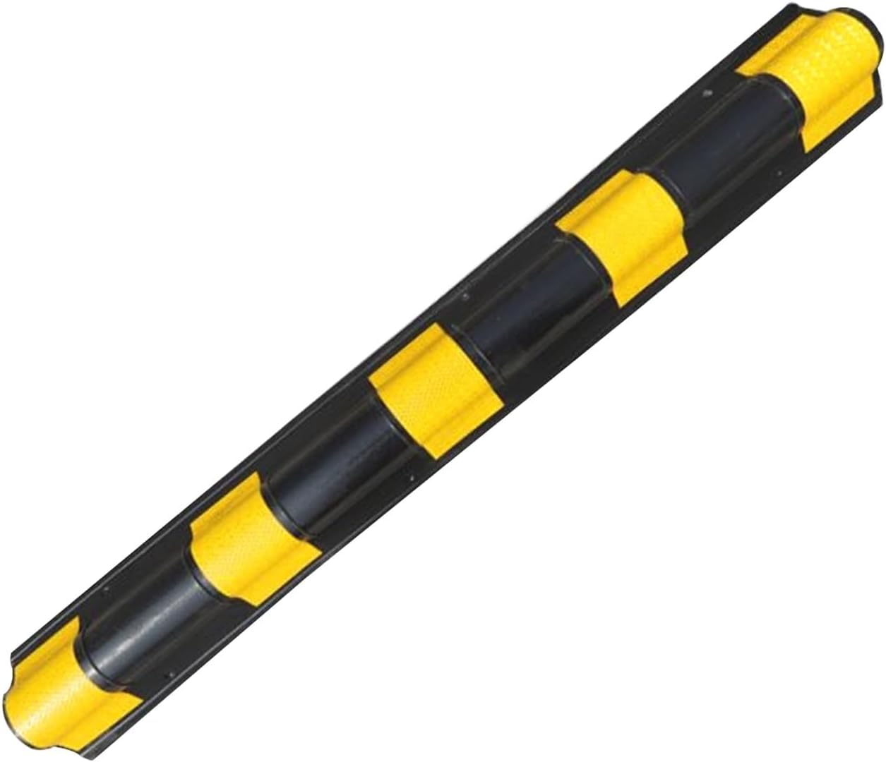 WDSOPK garage wall protector,wall corner protector, Parking Garages Rubber Column Reflective Ground Floor Garage Protection Wall Corner Guards,Yellow,1pcs,80cm