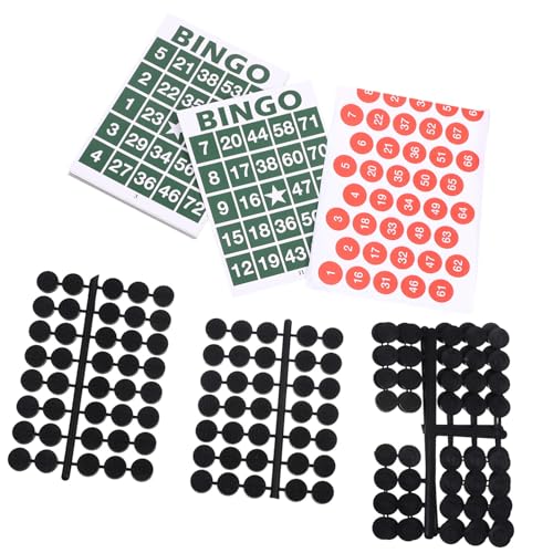 Unomor Bingo Game Set Bingo Board Game Bingo Card Set Fun Party Game for Family Gatherings