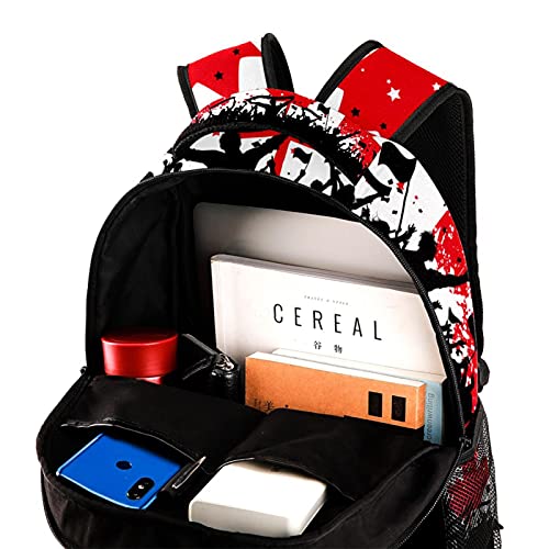 Sac à dos décontracté pour femme grande capacité multicolore - 4