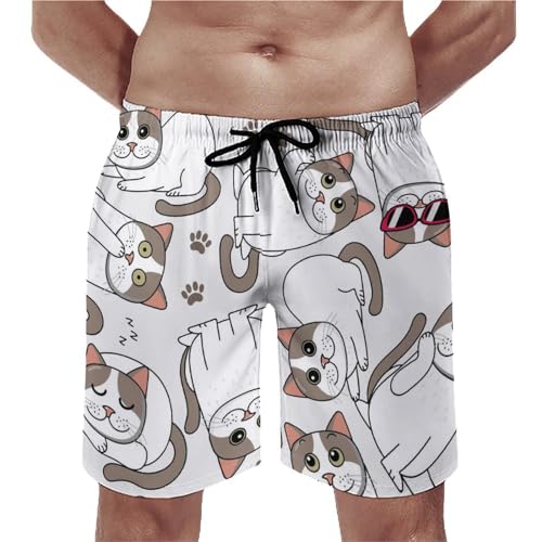 Swim trunk avec poches idéal pour les vacances à la plage et piscine