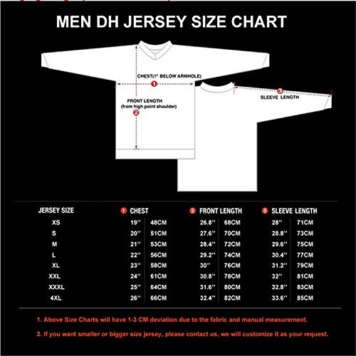 Maillot de ciclismo hombre MTB manga larga camiseta transpirable motocicleta 4