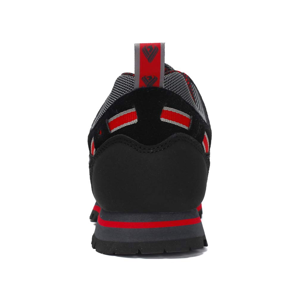 Scarpe da Trekking Uomo Respirabile Sportive Escursionismo Scarpe da Montagna Sneakers Passeggiata Rosso 43 EU