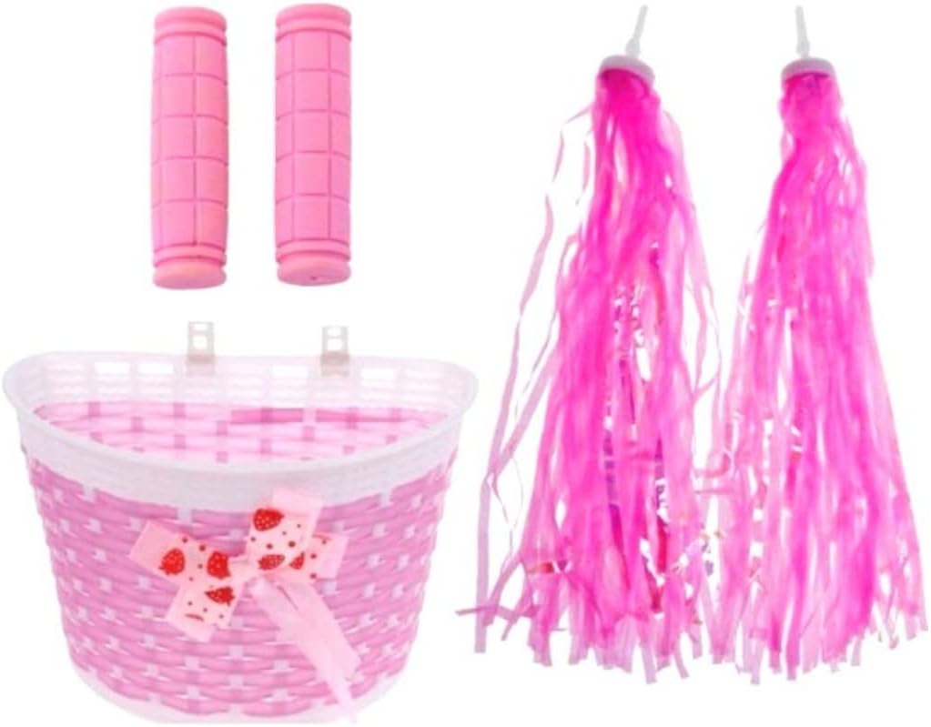 Wedhapy Bike Basket,Kid's Bike Basket for Girls Front Bike