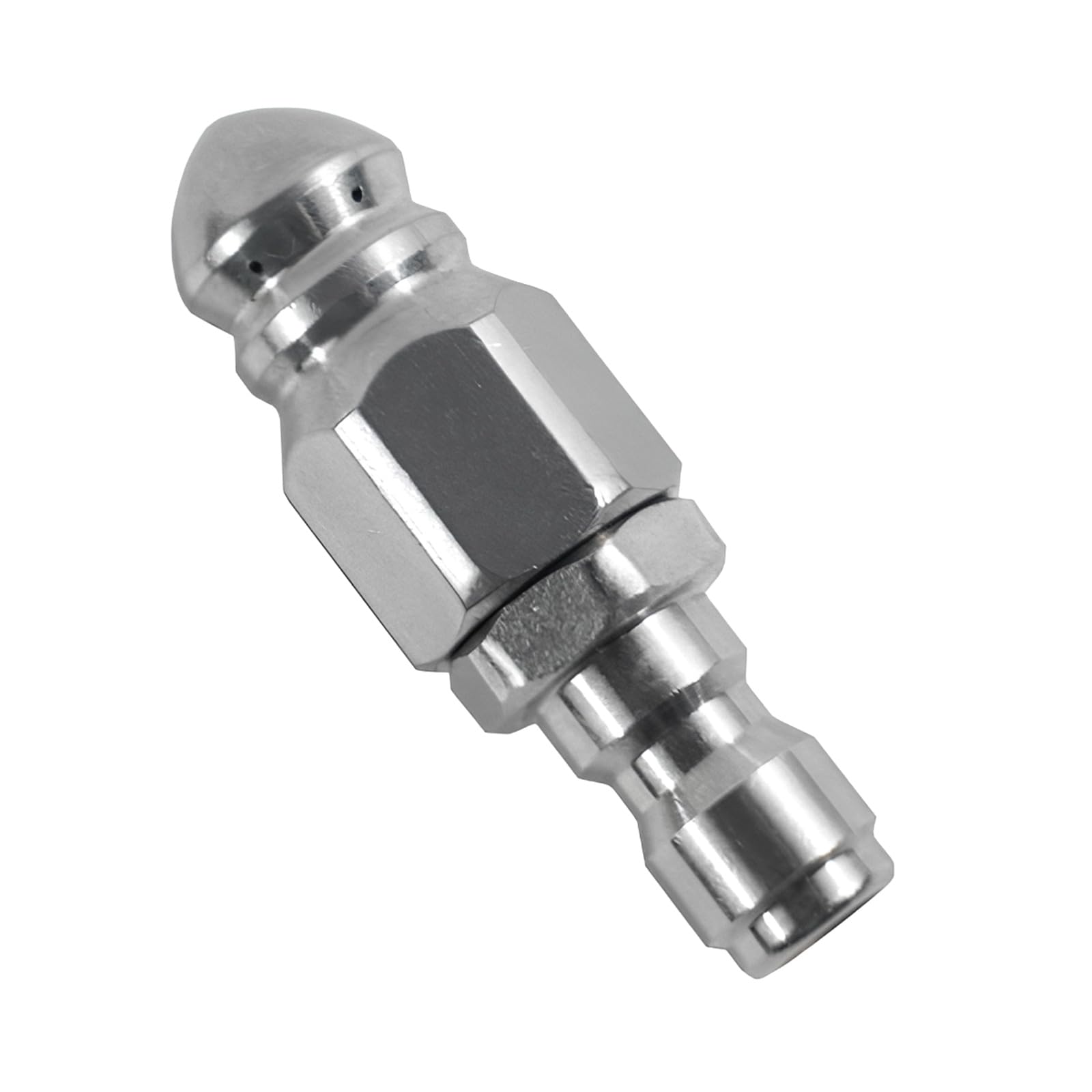 Multipurpose Drain Maintenance Nozzle 1 / 4inch Metal Pipe Cleaning Replacement for Industrial and Home Use Multipurpose Drain Maintenance