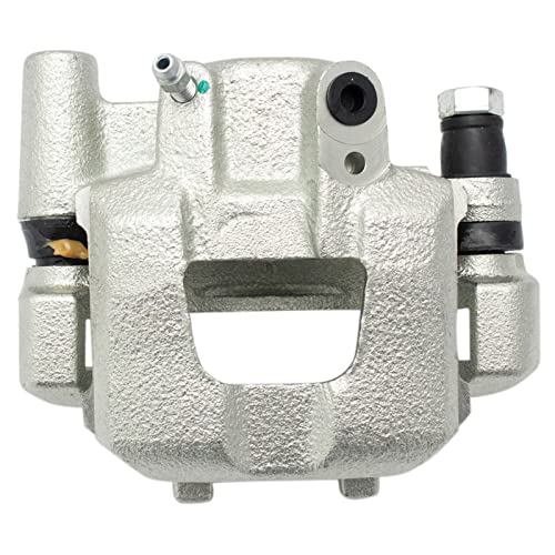 Image of TRQ Rear Brake Caliper Set Brackets Hardware Zinc Coated Compatible with 2005-2010 Scion tC