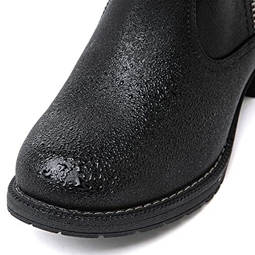 GLOBALWIN Women's Black Knee High Boots Comfortable Boots For Women Size 6M - image 6