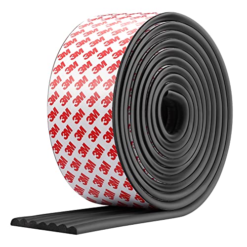 Image of Upgraded Baby Proofing Edge Corner Protector, 16.4ft Edge Guards Padding with 3M Adhesive, Extra-Wide Soft Rubber Foam Padding, Furniture,Sharp Edge Safety Corner Edge Bumper Guard-Black