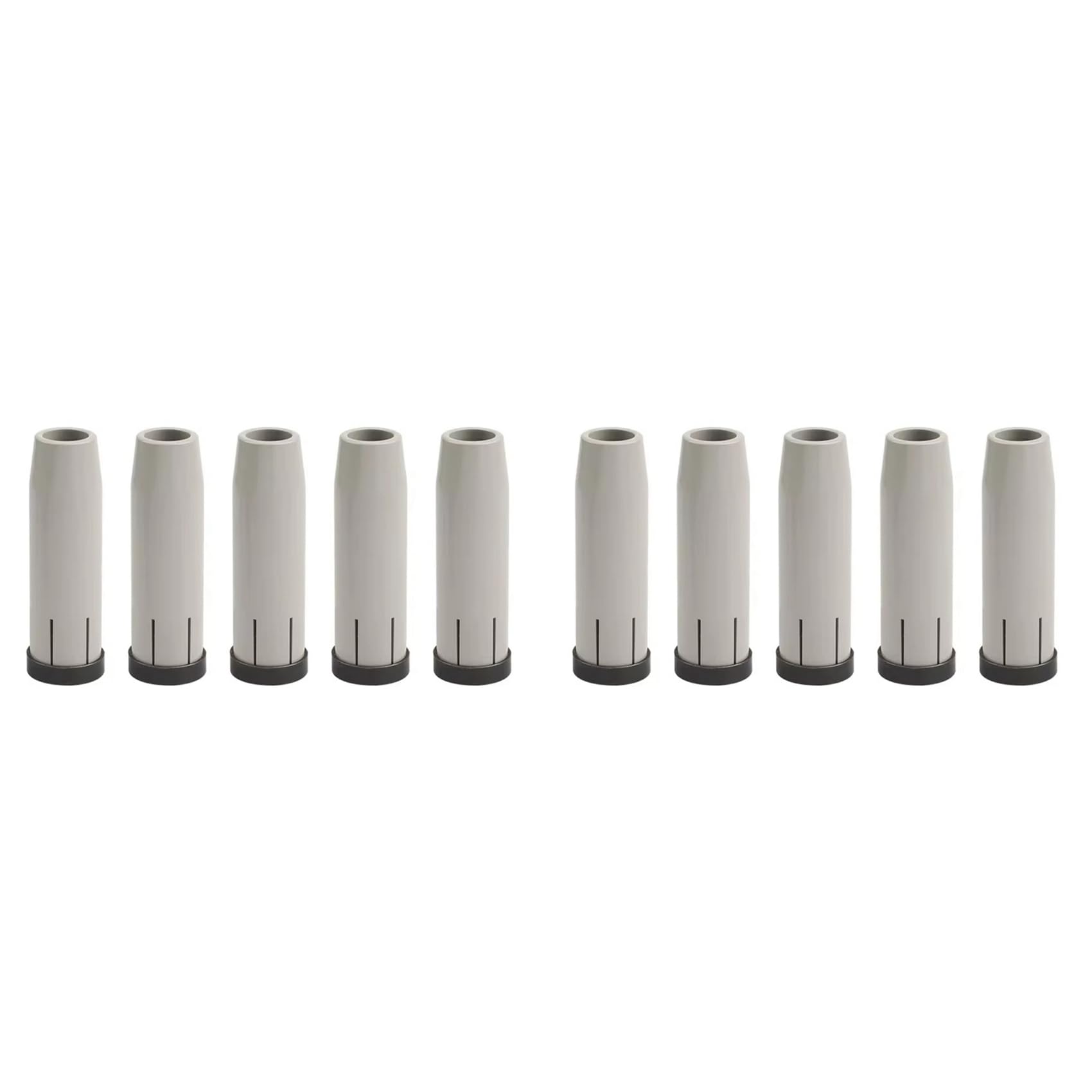 Jnchdghwa As Shown 10Pcs 36Kd Coated Protective Nozzles Non-Stick European Airless Protective Pover Mig Welding Tools Wholesale