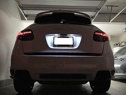 Miniatura 8 de iJDMTOY - Kit de montaje de luz LED para matrícula de coche, de 3 W, compatible con Volkswagen Golf GTi, CC, Rabbit, Eos, Beetle, Porsche Cayman,