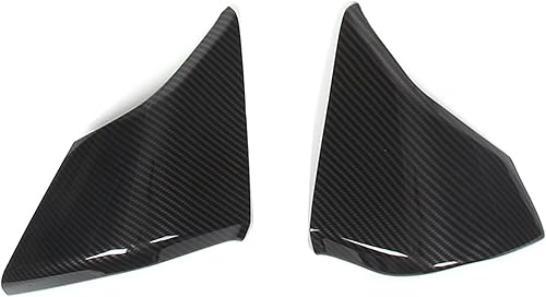 Cubierta Trim de Tablero Compatible con Chevrolet Corvette C8 Stingray 2020-2025 ABS 2 Piezas Cubierta Lateral del Velocímetro del Tablero ABS Carbon