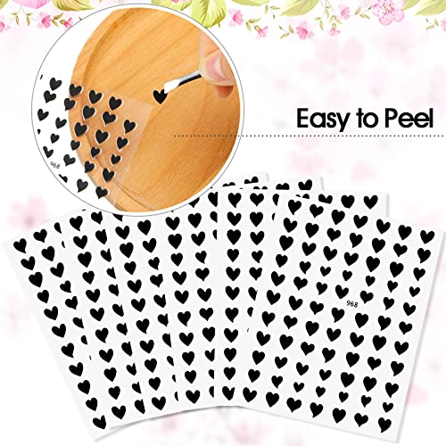 5 Fogli di Adesivi Decalcomanie per Unghie