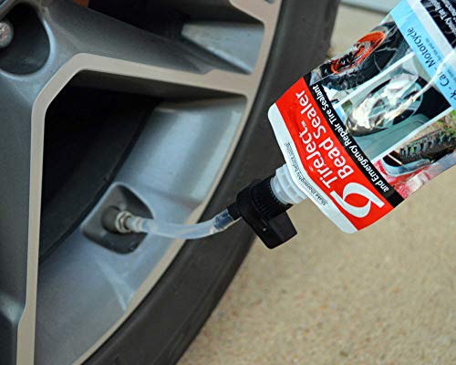 TireJect Automotive Full-Size Truck/SUV 2-in-1 Tire Sealant & Bead Sealer Kit for tire Repair of leaks and punctures