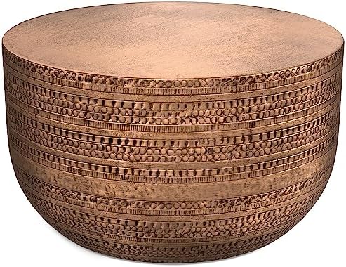 SIMPLIHOME Johnsen Metal Coffee Table ...