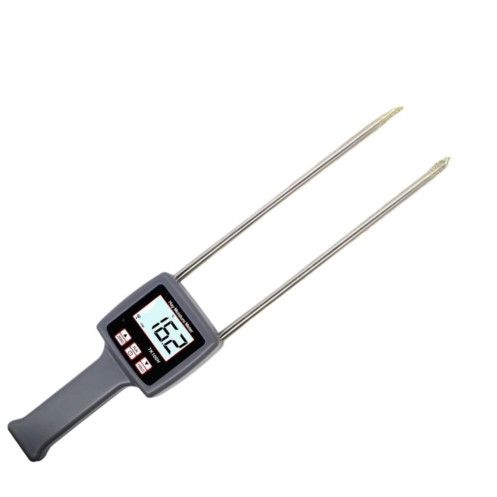 JVDDI Hay Moisture Meter With Backlight For Alfalfa Forage Grass Leymus Chinensis Orchard Moisture Measuring Tool