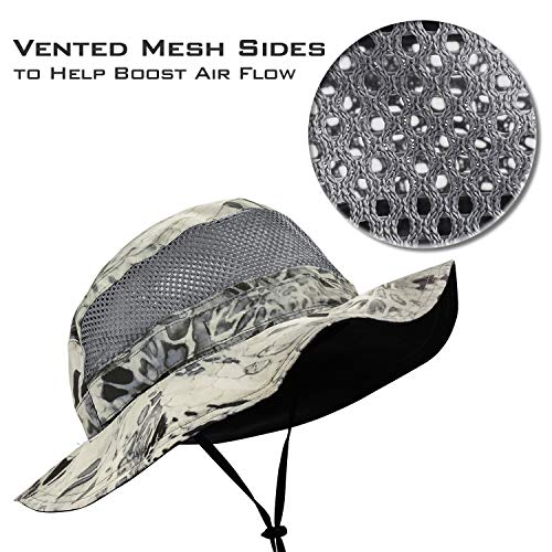Kastking Sol Armis Upf 50 Boonie Hat - Sun Protection Hat, Fishing Hat, Beach & Hiking Hat, Paddling, Rowing, Kayaking Hat,Silver Mist #TOP3